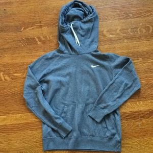 Nike women’s Cowl neck sweatshirt sz M Gray